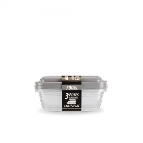 CONJ.3 POTES RAINHA 700 ML