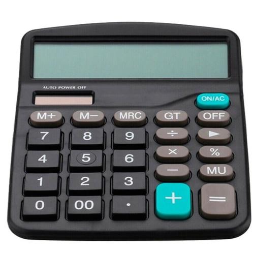 CALCULADORA PRETA 18CM KK838-12 - BN145