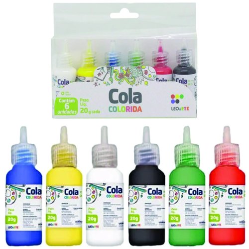 COLA COLORIDA C/6 LEONORA