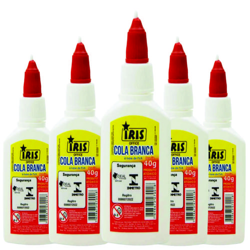COLA BRANCA 40G IRIS 