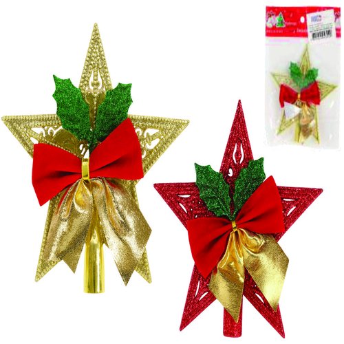 PONTEIRA ESTRELA DECORADA 10CM BN0432
