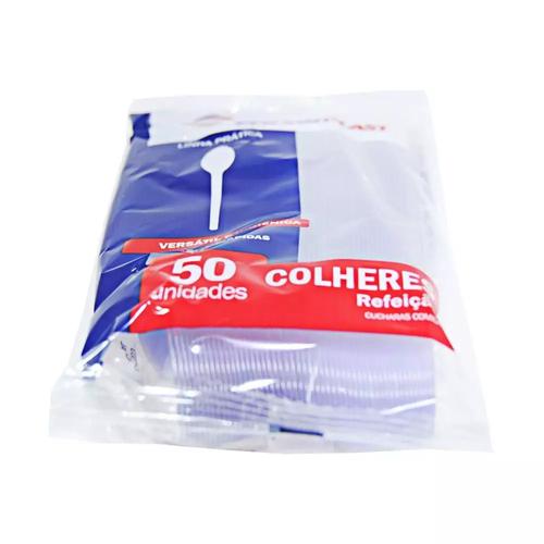 COLHER DESC. REFEICAO CRISTAL C/50
