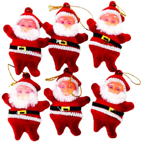 PEDENTE PAPAI NOEL 4CM C/6 BN0411