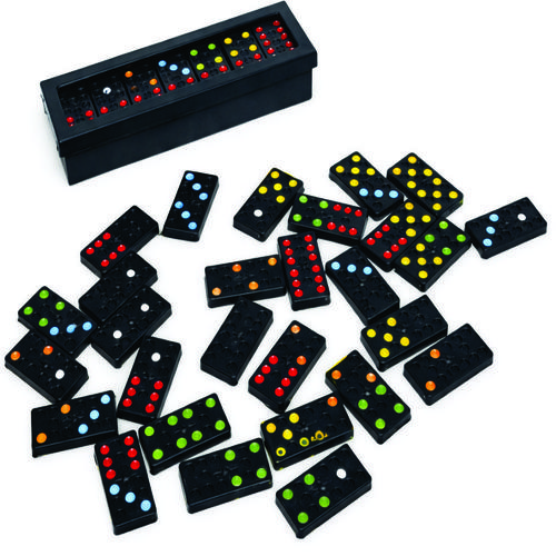 DOMINO PLASTICO COLORIDO 
