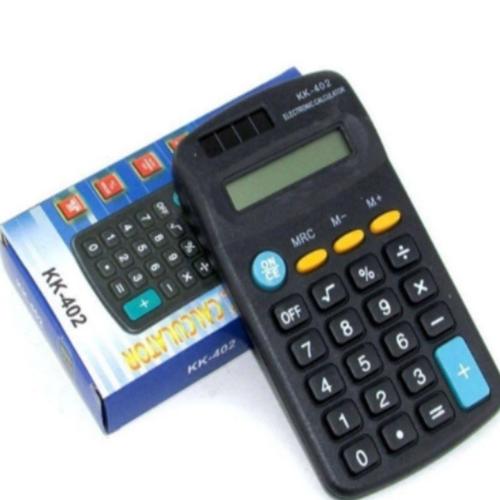 CALCULADORA PRETA DE BOLSO KK402-BN151