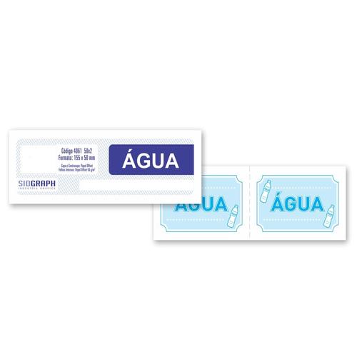 BLOCO C/100 FICHAS AGUA C/10
