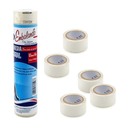 FITA DUREX PEQ 12X10 EMBALANDO C/10