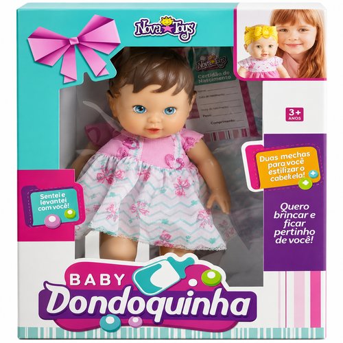 BABY DONDOQUINHA CABELO MARROM 1112