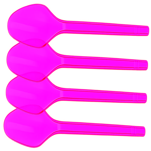 COLHER DESC. SOBREMESA PINK C/50 