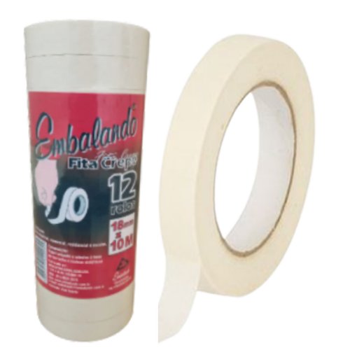 FITA CREPE 18X10 C/12 EMBALANDO 