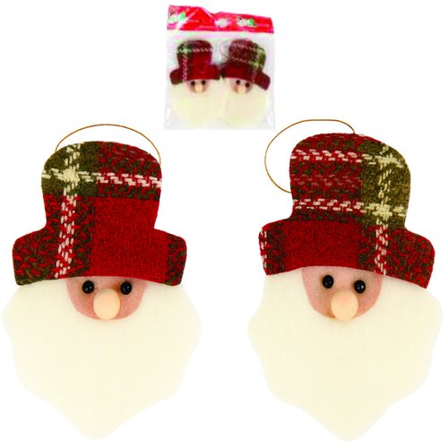 PEDENTE NATAL PAPEL NOEL PELUCIA BN0449 