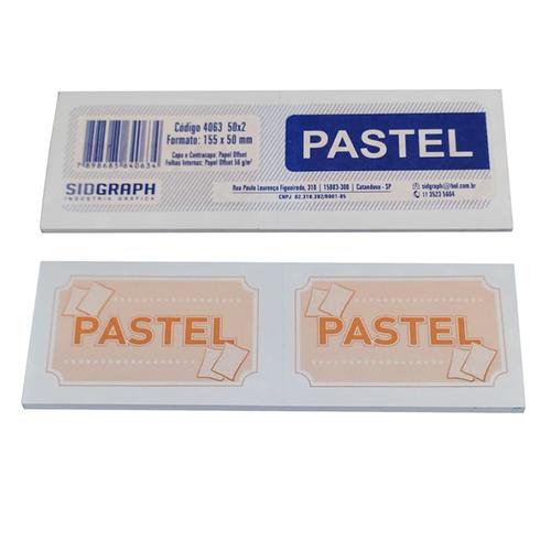BLOCO C/100 FICHAS PASTEL C/10