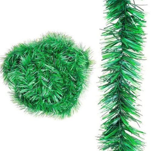 FESTAO NATAL VERDE LAMIN. 6CMX2M C/10