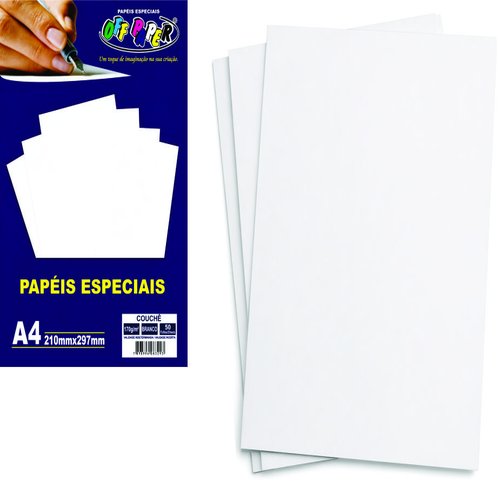 COUCHE BRANCO A4 170G 50 FLS