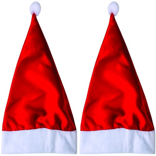 GORRO DE NATAL CETIM 28X40CM BN0390