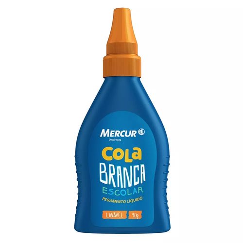 COLA BRANCA MERCUR 40G C/6