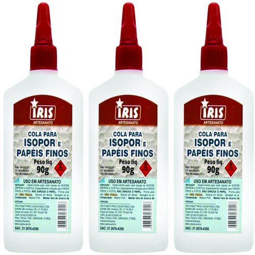 COLA ISOPOR 90G IRIS