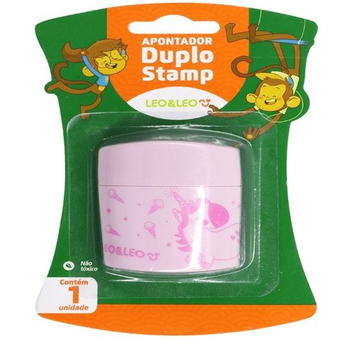 APONTADOR DEP.DUPLO STAMP BLISTER LEONOR