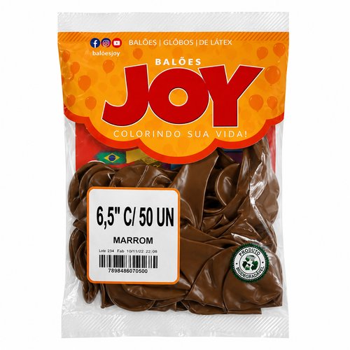 BALAO LISO JOY 6,5 MARROM 