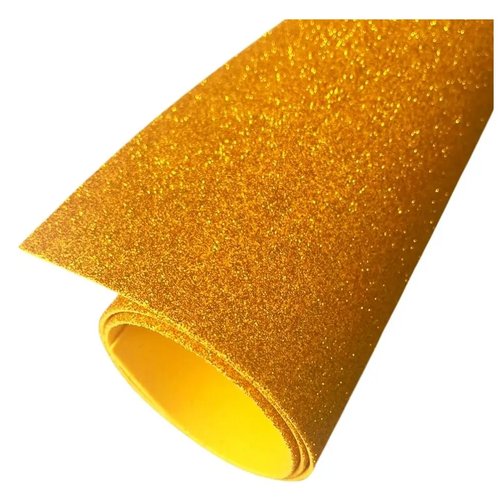 EMBORRACHADO C/GLITER 40X47 OURO C/10