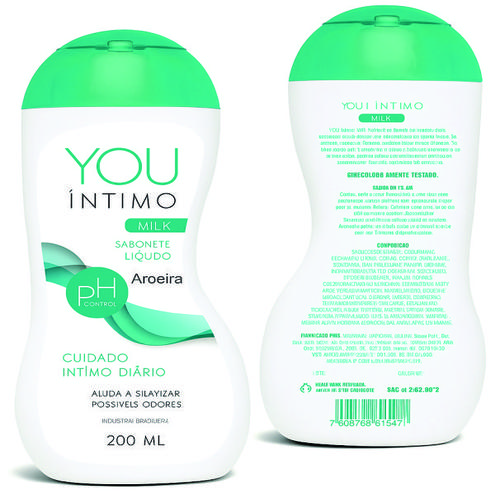SABONETE LIQ.INTIMO YOU MILK 200ML PHARM