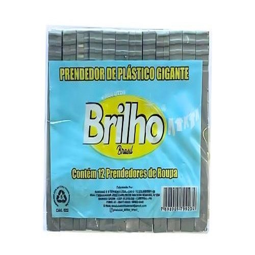 PRENDEDOR DE PLAST.GIGANTE BRILHO C/50