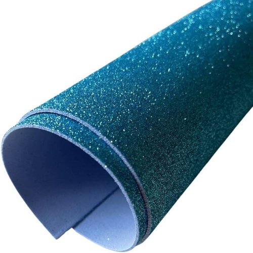 EMBORRACHADO C/GLITER 40X47 AZUL C/10