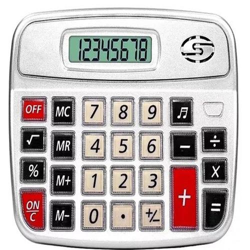 CALCULADORA PRATA 12CM KK9835A - BN154