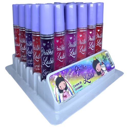 BRILHO LABIAL GARBIN PRINCESAS INF.C/30