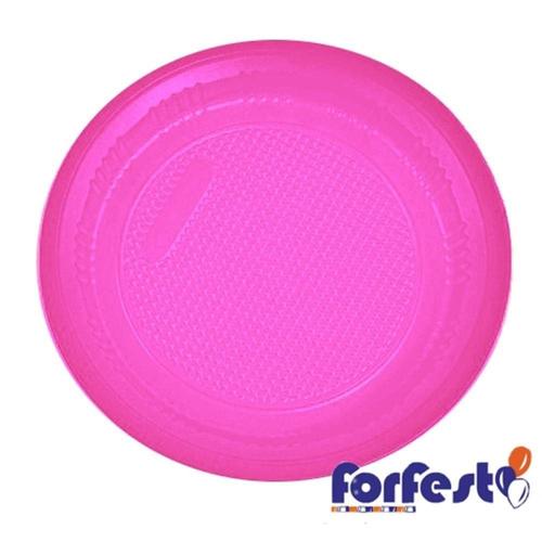 PRATO DESC.15CM PINK C/10 