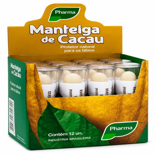 MANTEIGA DE CACAU BASTAO C/12 PHARMA 