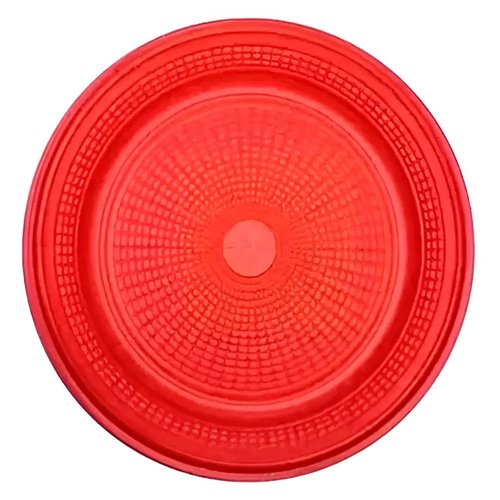 PRATO DESC.18CM VERMELHO C/10 
