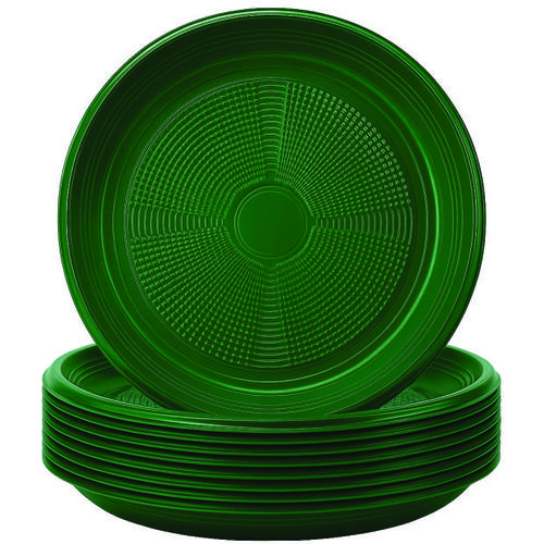 PRATO DESC.18CM VERDE ESCURO C/10 