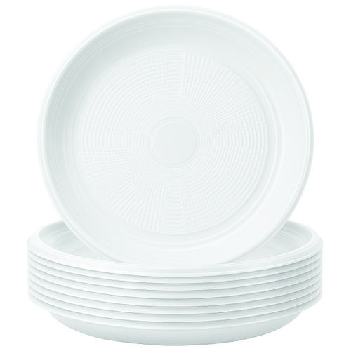 PRATO DESC.18CM BRANCO C/10 