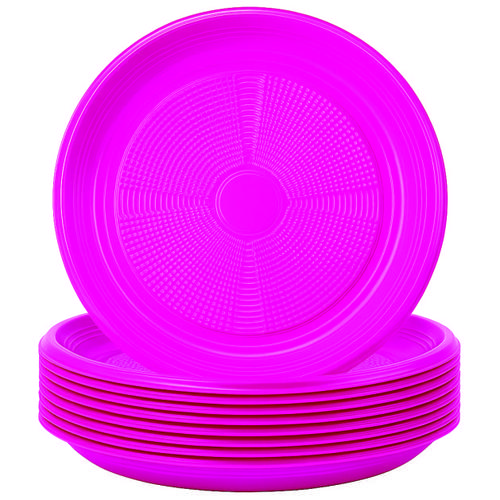 PRATO DESC.18CM PINK C/10