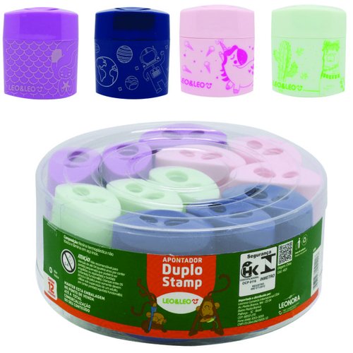 APONTADOR DEP.DUPLO STAMP POTE LEO C/12 