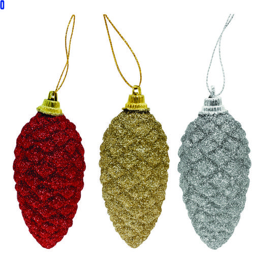 PEDENTE PINHA 7CM C/6 BN0413