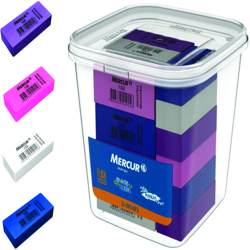 BORRACHA TR FLASH MERCUR CORES VIB C/30 