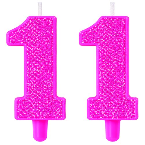 VELA SUPER GLITER ROSA N.1 C/10