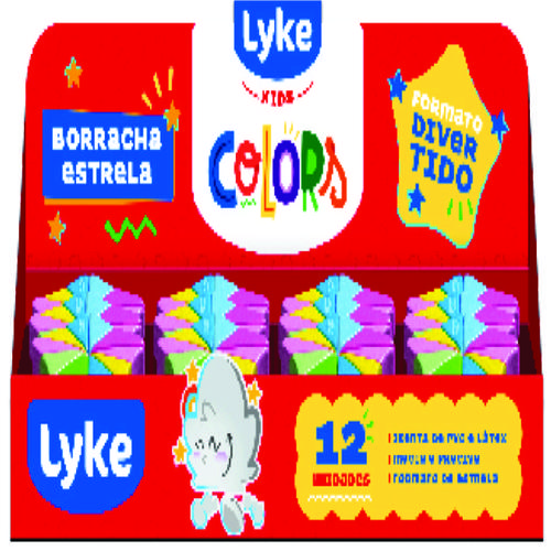 BORRACHA ESCOLAR ESTRELA C/27