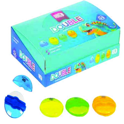 BORRACHA ESCOLAR DOUBLE C/24 - ABC