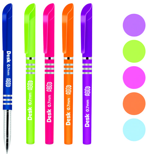 CANETA ABC ESFEROGRAFICA DESCK 0.7 C/50