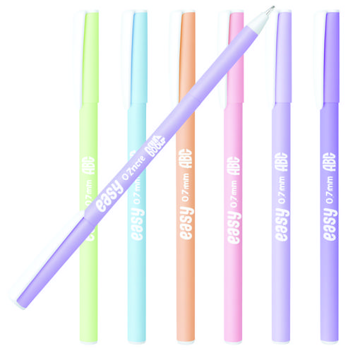 CANETA ABC ESFEROGRAFICA EASY 0.7 C/50