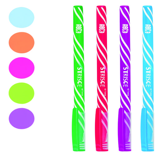 CANETA ABC ESFER. STRISCE LONG 0.7 C/50