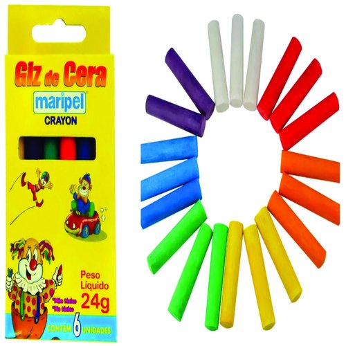 GIZ DE CERA FINO 24G MARIPEL 06CORES 