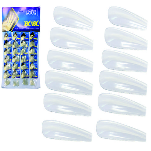 UNHAS PORTICAS BOBO TRANSPARENTE C/24