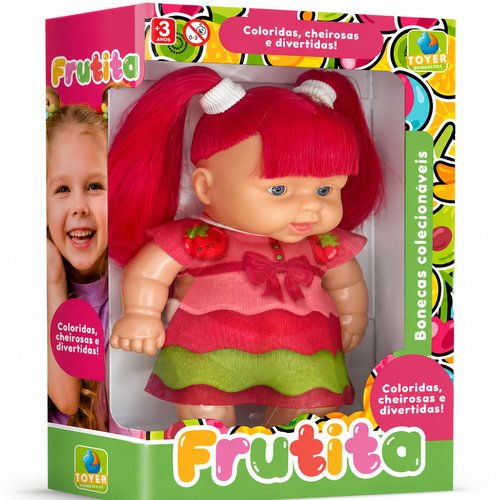 BONECA FRUTITA - MORANGO
