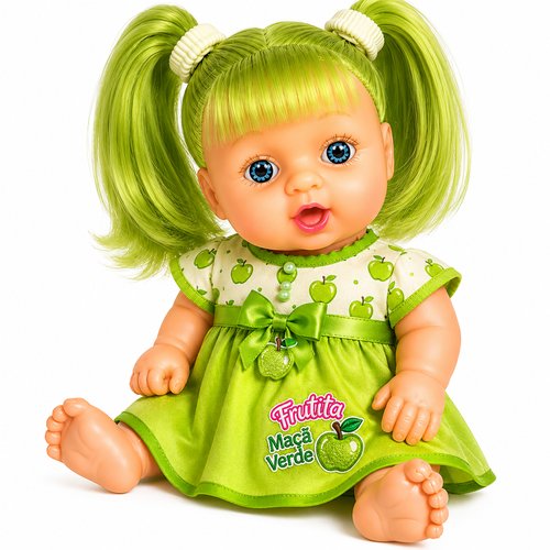 BONECA FRUTITA - MACA-VERDE