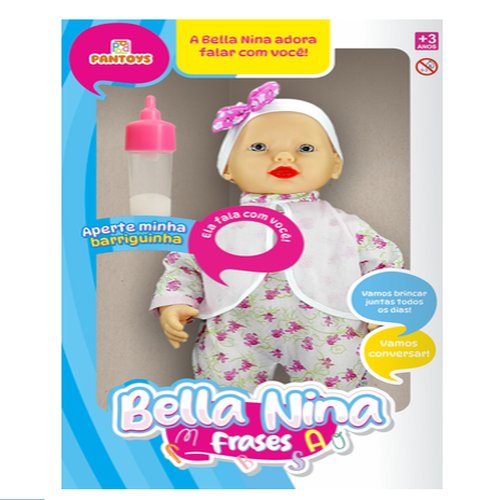 BONECA BELLA NINA FRASES