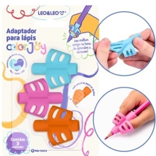 ADAPTADOR DE LAPIS ENCAIXE DE DEDO C/3
